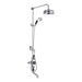 Hudson Reed Topaz Triple Exposed Valve Riser & Spout - Unbeatable Bathrooms