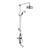Hudson Reed Topaz Triple Exposed Valve Riser & Spout - Unbeatable Bathrooms