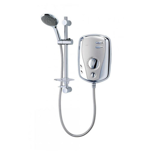 Bliss All Chrome Stylish Slimline Electric Shower - Unbeatable Bathrooms