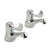 Bliss Astra Bath Pillar Taps with Lever Handle - Unbeatable Bathrooms