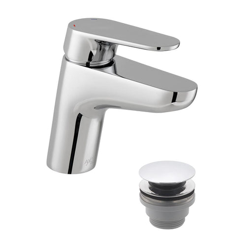 Bliss Ava Mono Basin Mixer + Push Basin Waste - Unbeatable Bathrooms