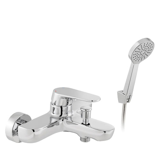 Bliss Ava Wall Mounted Bath Shower Mixer + Shower Kit - Unbeatable Bathrooms