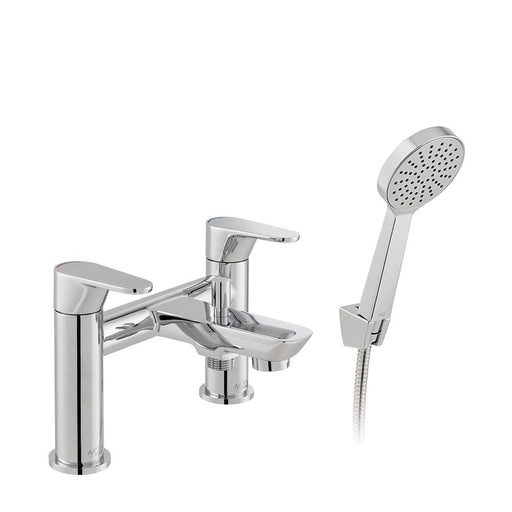 Bliss Ava Deck Mounted Bath Shower Mixer + Shower Kit - Unbeatable Bathrooms