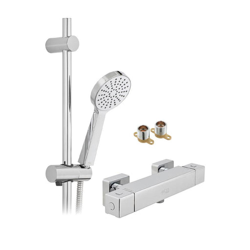 Bliss Single Function Thermostatic Shower Package - Unbeatable Bathrooms