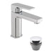 Bliss Ekko Mono Basin Mixer + Push Basin Waste - Unbeatable Bathrooms