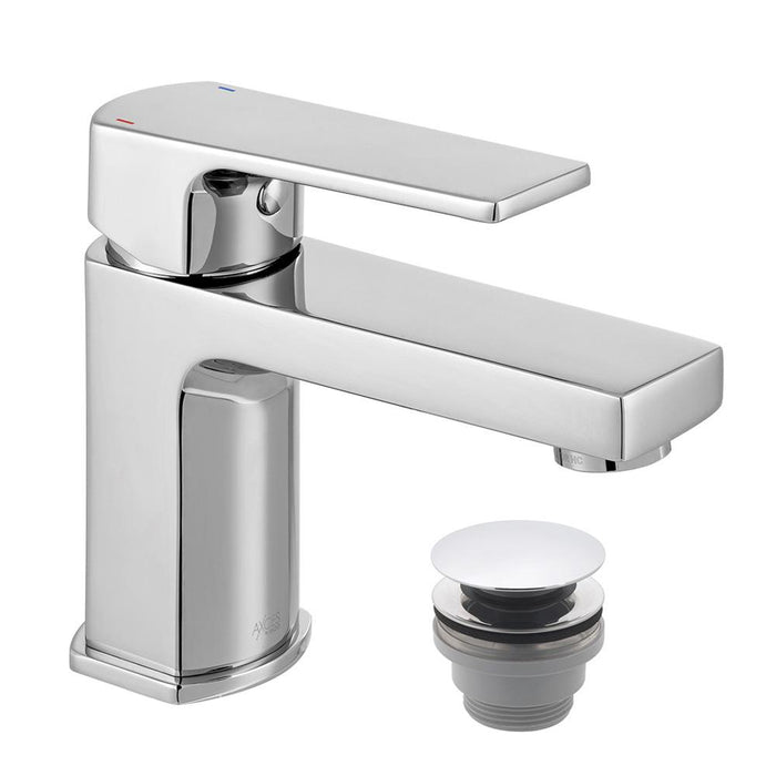 Bliss Ekko Mini Mono Basin Mixer + Push Basin Waste - Unbeatable Bathrooms