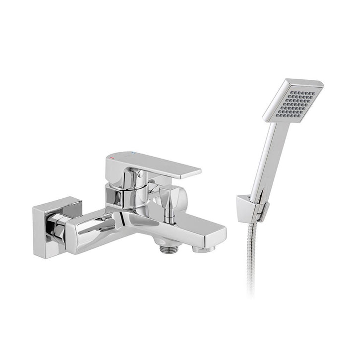 Bliss Ekko Wall Mounted Bath Shower Mixer + Shower Kit - Unbeatable Bathrooms