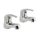 Bliss Matrix Basin Pillar Taps - Unbeatable Bathrooms