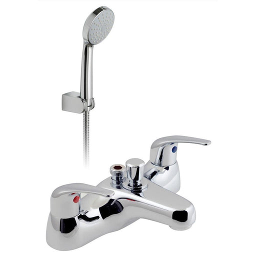 Bliss Matrix Deck Mounted Bath Shower Mixer + Shower Kit - Unbeatable Bathrooms
