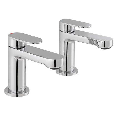 Bliss Metiz Basin Pillar Taps - Unbeatable Bathrooms