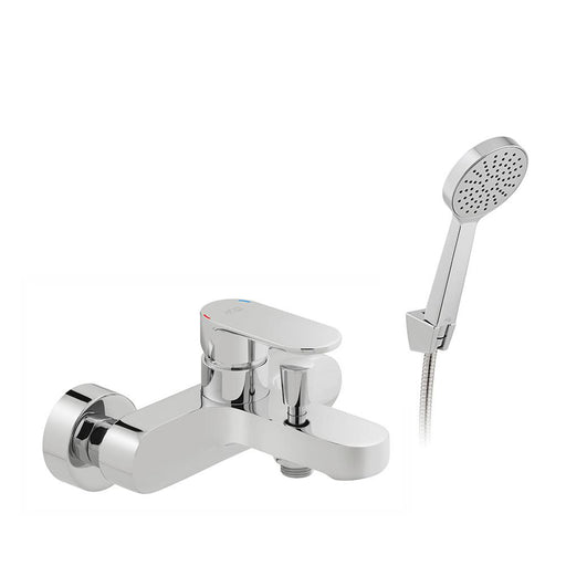 Bliss Metiz Wall Mounted Bath Shower Mixer + Shower Kit - Unbeatable Bathrooms