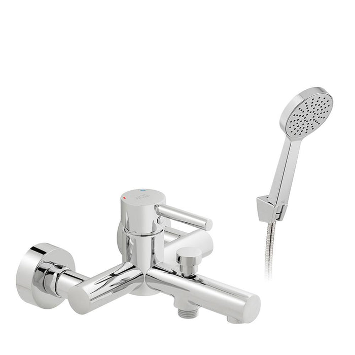 Bliss Nuri Wall Mounted Bath Shower Mixer + Shower Kit - Unbeatable Bathrooms