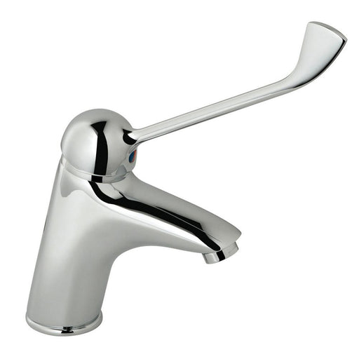 Bliss Project Line Mono Basin Mixer with Hospital Lever - Unbeatable Bathrooms