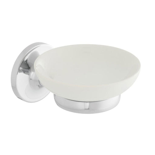 Bliss Tournament Ceramic Soap Dish and Wall Mounted Holder - Unbeatable Bathrooms