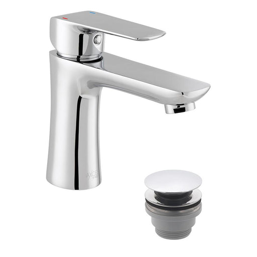 Bliss Vala Mono Basin Mixer + Push Basin Waste - Unbeatable Bathrooms