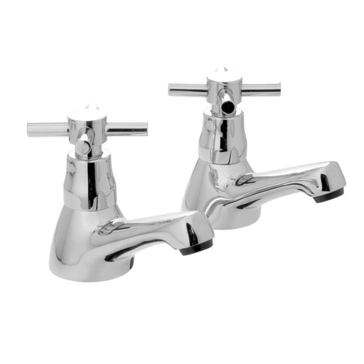 Bliss Vecta Basin Pillar Taps - Unbeatable Bathrooms