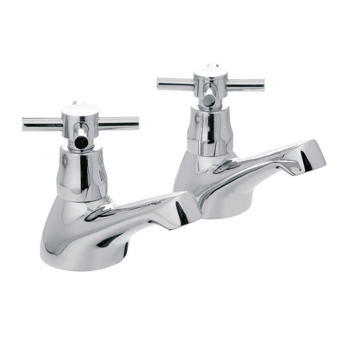 Bliss Vecta Bath Pillar Taps - Unbeatable Bathrooms