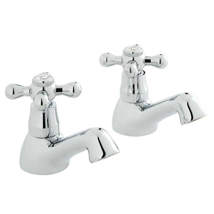 Bliss Victoriana Basin Pillar Taps - Unbeatable Bathrooms