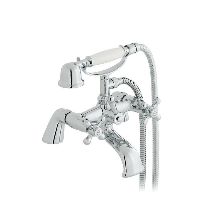 Bliss Victoriana Deck Mounted Bath Shower Mixer - Unbeatable Bathrooms