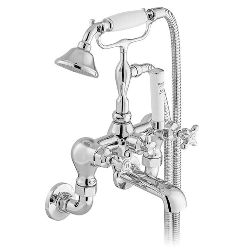 Bliss Axbridge Wall Mounted Bath Shower Mixer with Shower Kit - Unbeatable Bathrooms