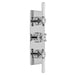 Bliss Axbridge 2 Outlet, 3 Handle Concealed Thermostatic Valve - Unbeatable Bathrooms