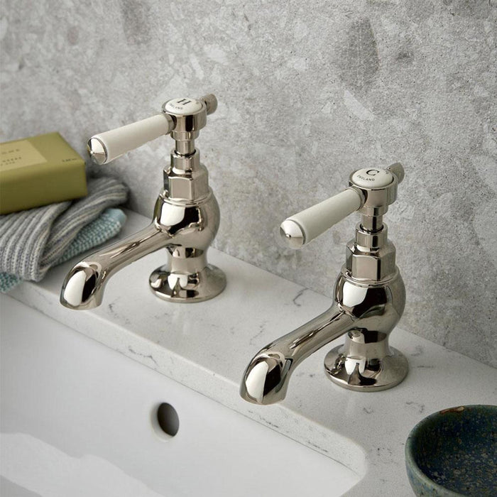 Bliss Axbridge Basin Pillar Taps - Unbeatable Bathrooms
