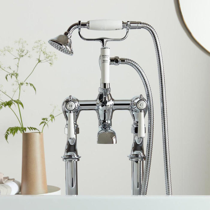Bliss Axbridge Floor Standing Bath Shower Mixer - Unbeatable Bathrooms