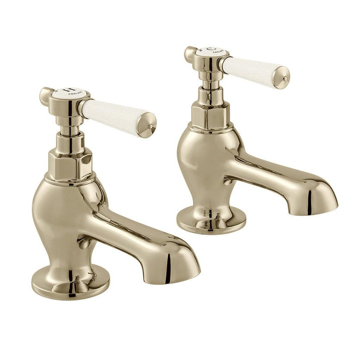 Bliss Axbridge Bath Pillar Taps - Unbeatable Bathrooms