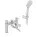Vado Edit 2 Hole Bath Shower Mixer Deck Mounted with Shower Kit - Unbeatable Bathrooms