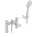 Vado Edit 2 Hole Bath Shower Mixer Deck Mounted with Shower Kit - Unbeatable Bathrooms