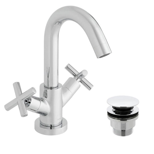 Vado Elements Mono Basin Mixer with Universal Waste - Unbeatable Bathrooms