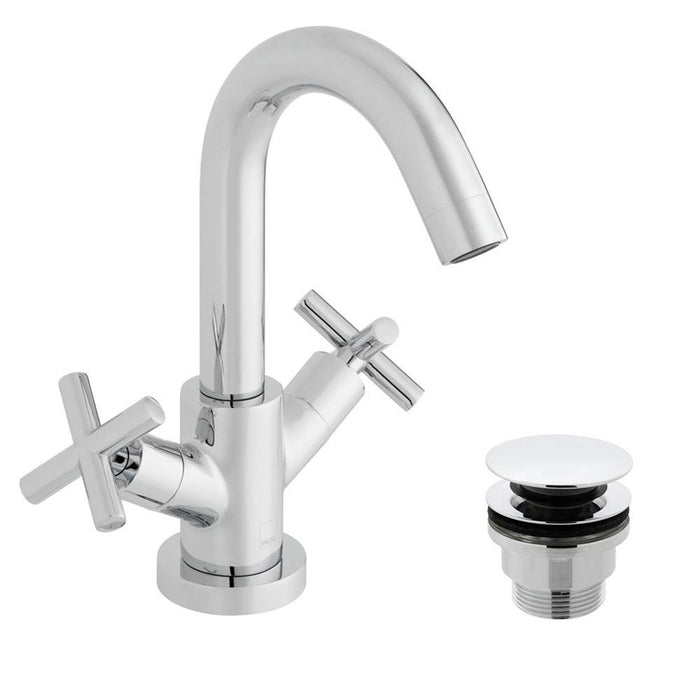 Vado Elements Mono Basin Mixer with Universal Waste - Unbeatable Bathrooms