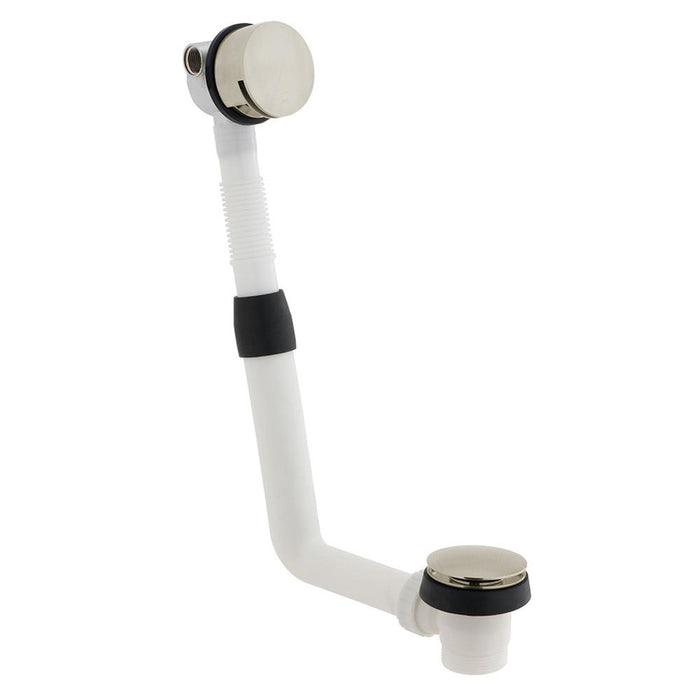 Vado Individual Push Type Round Bath Filler Waste - Unbeatable Bathrooms