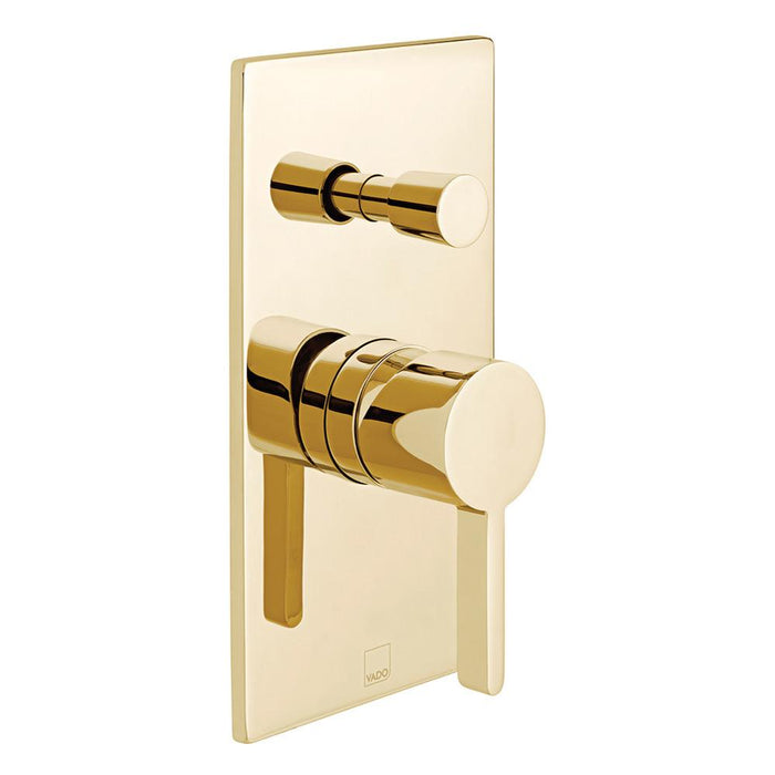 Vado Individual Edit 2 Outlet Single Lever Concealed Manual Valve with Diverter - Unbeatable Bathrooms