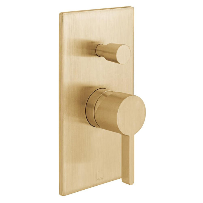 Vado Individual Edit 2 Outlet Single Lever Concealed Manual Valve with Diverter - Unbeatable Bathrooms