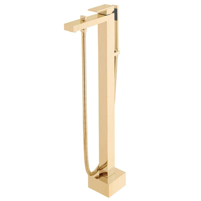 Vado Notion Bath Shower Mixer with Shower Kit Single Lever Floor Mounted - Unbeatable Bathrooms