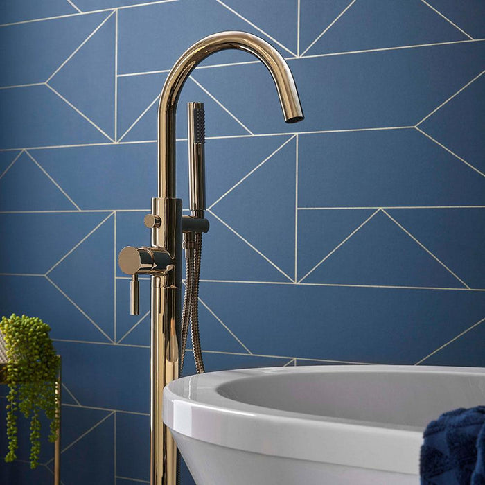 Vado Origins Floor Standing Bath Shower Mixer - Unbeatable Bathrooms