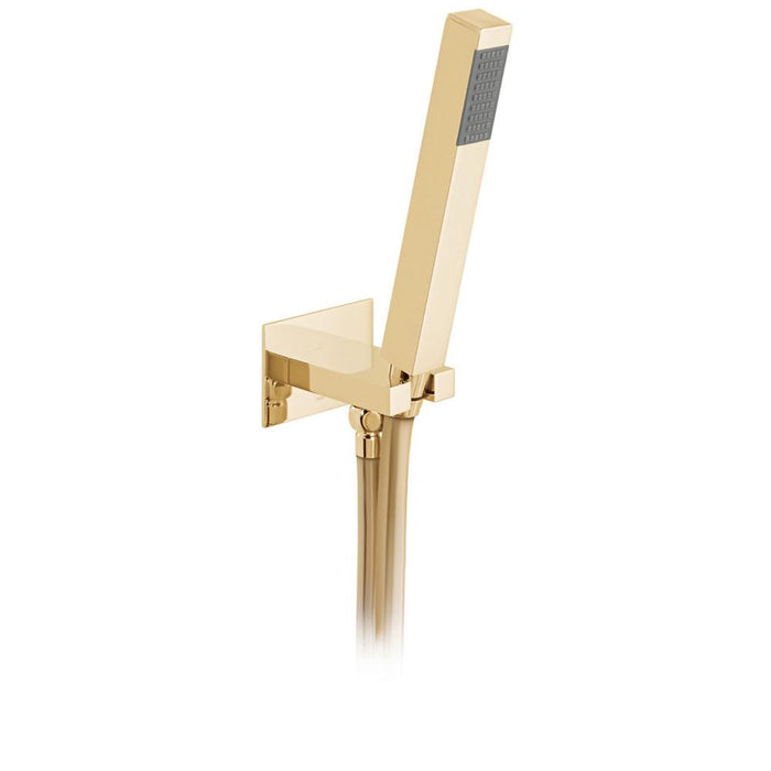 Vado Individual Square Single Function Mini Shower Kit with Integrated Outlet and Bracket Wall Mounted - Unbeatable Bathrooms