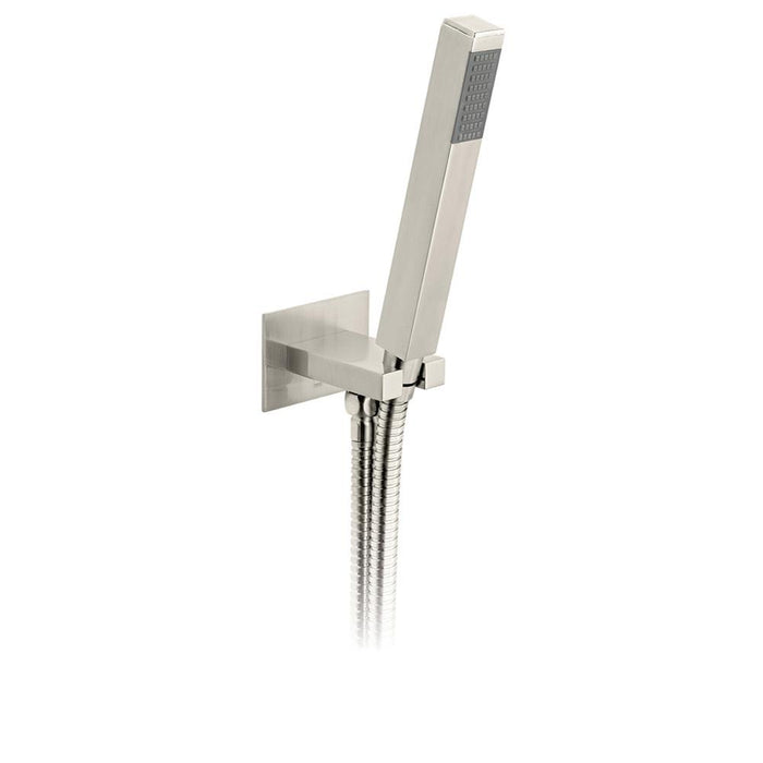 Vado Individual Square Single Function Mini Shower Kit with Integrated Outlet and Bracket Wall Mounted - Unbeatable Bathrooms