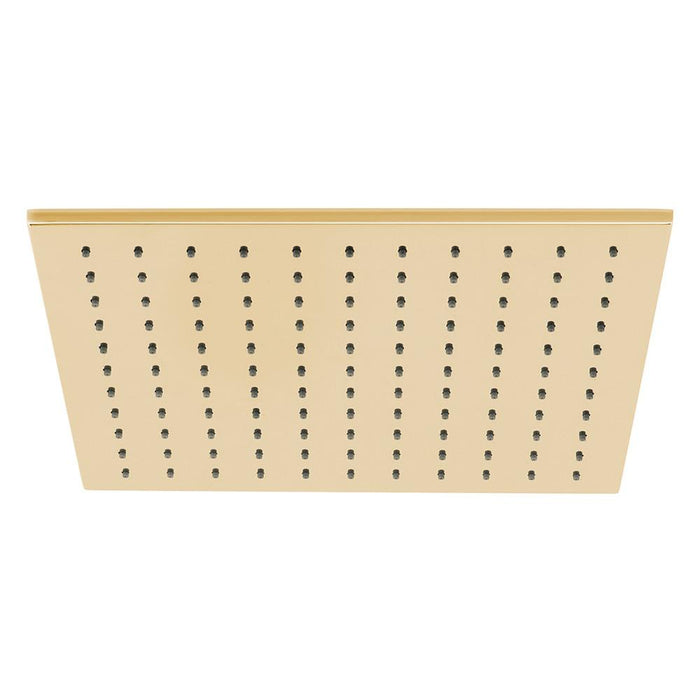 Vado Individual 300mm Single Function Easy Clean Slim Line Square Shower Head - Unbeatable Bathrooms