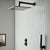 Vado Individual 300mm Single Function Easy Clean Slim Line Square Shower Head - Unbeatable Bathrooms