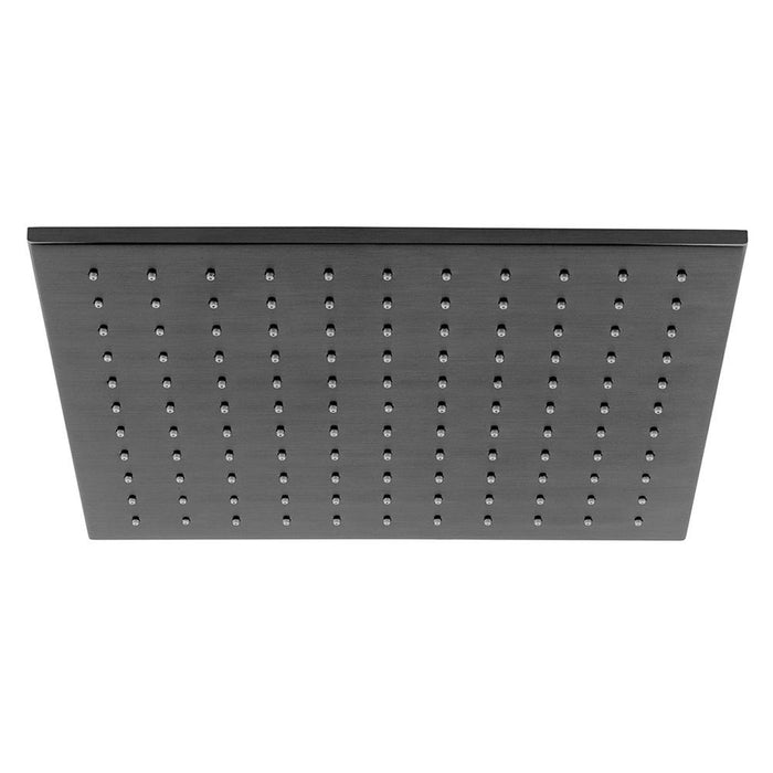 Vado Individual 300mm Single Function Easy Clean Slim Line Square Shower Head - Unbeatable Bathrooms