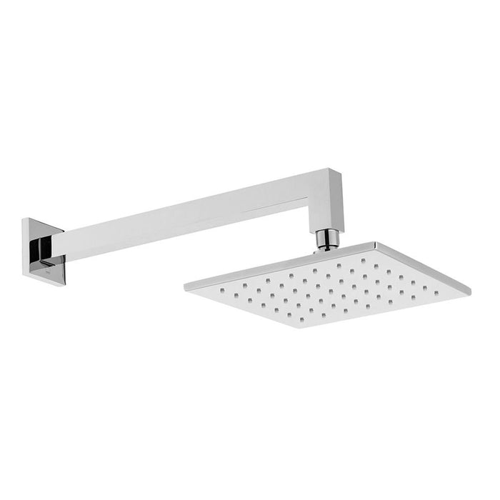 Vado Nebula Square Single Function Shower Head with Arm - Unbeatable Bathrooms
