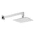 Vado Nebula Square Single Function Shower Head with Arm - Unbeatable Bathrooms