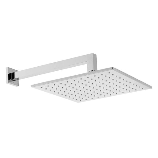 Vado Nebula Square Single Function Shower Head with Arm - Unbeatable Bathrooms