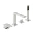 Vado Notion 4 Hole Bath Shower Mixer Single Lever Deck Mounted - Unbeatable Bathrooms