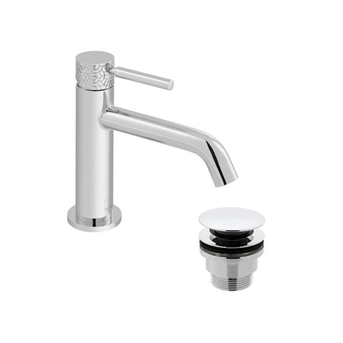 Vado Omika Single Lever Mono Basin Mixer with Universal Waste - Unbeatable Bathrooms
