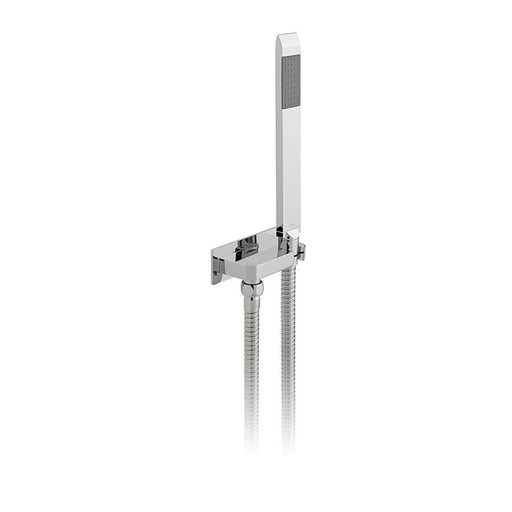 Vado Omika Single Function Handset with Hose and Bracket with Integrated Outlet - Unbeatable Bathrooms