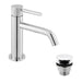 Vado Origins Slimline Mono Basin Mixer with Knurled Handle and Universal Waste - Unbeatable Bathrooms