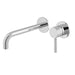 Vado Origins Slimline 2 Hole Wall Mounted Single Lever Basin Mixer with Knurled Handle - Unbeatable Bathrooms